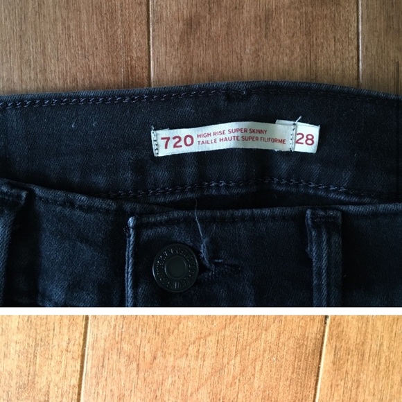 Levi’s High Rise Super Skinny jeans - Picture 3 of 7